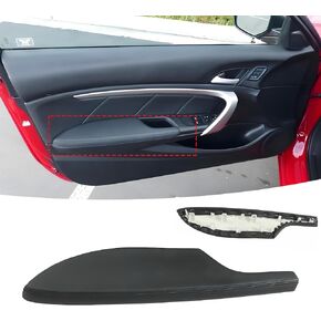Left Black Door Panel Armrest Compatible with Honda Accord 2-Door Coupe 2008-2012 Interior Accessories 83571-TE0-A51ZA (Driver Side)