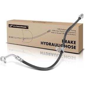 A-Premium Front Driver Brake Hydraulic Hose Compatible with Select Acura Models - RSX 2002 2003 2004 2005 2006, Type-S Only - Replace# 01465S6MA00