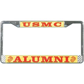USMC Alumni License Plate Frame