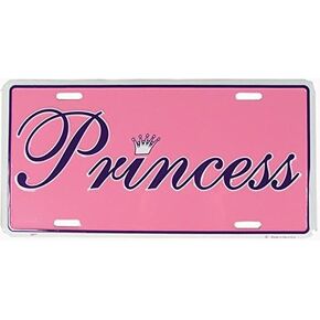 Pink Princess License Plate