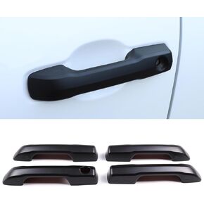 TOYCIDFG Car Door Handle Cover Trim for Toyota Tundra 2022 2023 2024 Car Decoration Accessories Exterior Door Handles 4PCS ABS (Carbon Fiber Pattern)