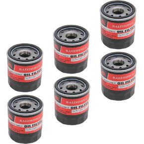 6-PACK BAIZHIHUA LF-1281 Premium Oil Filter Replaces PF66, 55495105, WL10351, UPF66R, 19391402 Compatible with 3.0L Duramax Silverado Sierra 1500 Tahoe Yukon Suburban Escalade Diesel