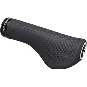 مقابض مقود ERGON GS1 Evo، كبيرة، سوداء، غير قابلة للانزلاق