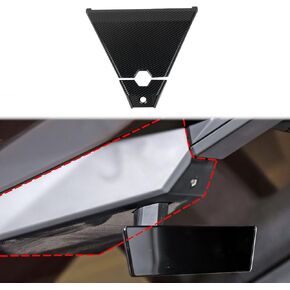 Carbon Fiber Style Front Roof Camera Cover Trim Accessories for Tesla Cybertruck (Bright Surface)