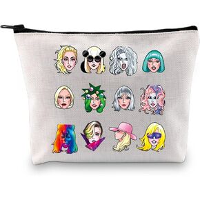 GJTIM Singer Makeup Bag Album Inspired Gift Singer Fan Club Member Zipper Pouch Singer Merchandise Gift for Fan (Ga Character Bag)