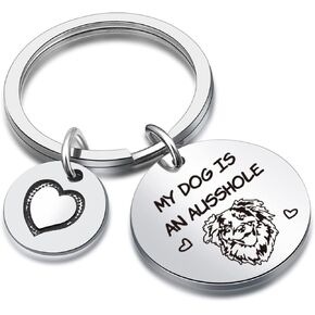 Australian Shepherd Lover Keyring Christmas Keychain Sister Birthday Gift Cousin Keychain