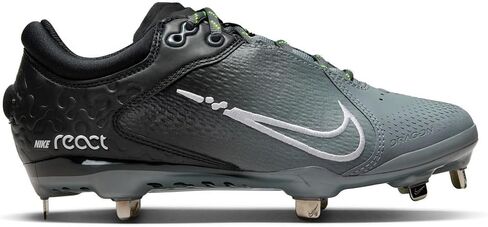 Nike Women's Hyperdiamond 4 Elite Softball Cleats White/Black/Grey Sz 11 in Saudi Arabia
