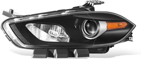 DNA MOTORING Front, Left Factory OE Style Driver Side (Left) Headlight Assembly Compatible With Dodge Dart 2013-2016/With Factory Halogen Headlight, OEM-HL-0299-L in Saudi Arabia