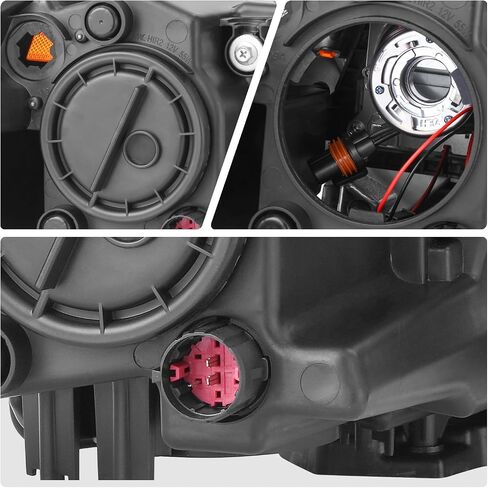DNA MOTORING Front, Left Factory OE Style Driver Side (Left) Headlight Assembly Compatible With Dodge Dart 2013-2016/With Factory Halogen Headlight, OEM-HL-0299-L in Saudi Arabia