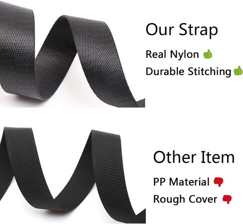 Lashing Straps,Amtake 4 Pack 3.3ft Tie Down Straps Heavy Dust Cargo Tie Down Black Nylon Straps with Zinc Alloy Lock(Black,1m x 25mm) in Saudi Arabia