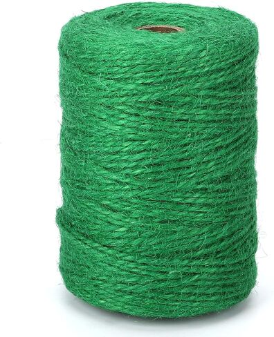 Garden Twine, Knitting Cord,656 Feet 2MM Decorative Hand Knotted Rope for Gift Wrapping, Home Decor, Craft Projects (Brown) in Saudi Arabia