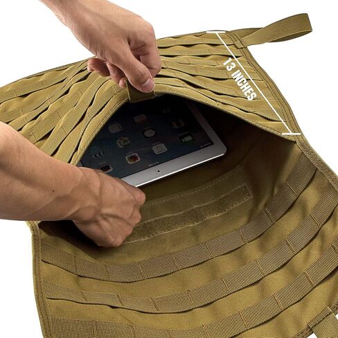 منظم ظهر مقعد السيارة من IronSeals، غطاء حماية لمقعد السيارة من النايلون المقاوم للوحة مولي التكتيكية، وسادة حقيبة شماعات لمقعد السيارة الخلفي من IronSeals in Kuwait