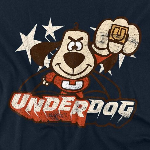 Popfunk Classic Underdog Flying Logo Retro Cartoon T Shirt & Stickers in Saudi Arabia