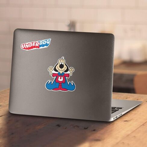 Popfunk Classic Underdog Flying Logo Retro Cartoon T Shirt & Stickers in Saudi Arabia