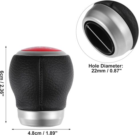 ACROPIX Black 6 Speed Manual Gear Shift Knob Stick Shifter Lever Head Ball Fit for Subaru Impreza WRX STI 2009-2021 for Subaru Outback 2010-2019 - Pack of 1 in Saudi Arabia
