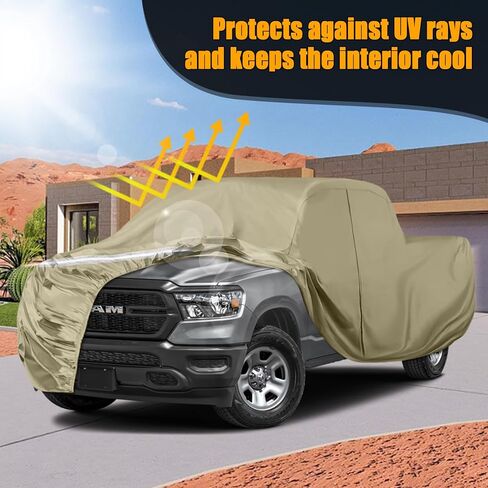 Waterproof Car Covers Replace for 2004-2024 Toyota Prius, Multilayer Heavy Duty with Cotton Liner All Weather Custom-fit Car Cover with Zipper Door, Windproof Bands for Snow Rain Dust Protection in Kuwait