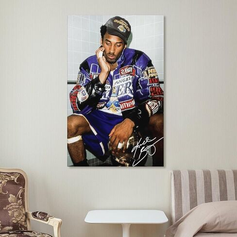 kobe bryant poster Inspirational Poster (Unframe:12x18inch) Canvas Wall Art, Mentality Quote Print, Basketball Player Sports Home Decor, Motivational Artwork for Living Room Bedroom Gaming Room in Saudi Arabia