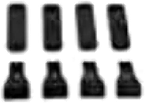 طقم وسادة ومشابك لرف السقف من Rhino-Rack 2500، DK043، مجموعة من 4 قطع in Kuwait