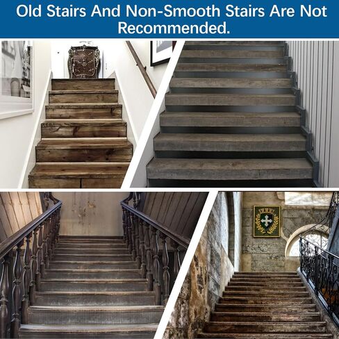 Black Stair Treads for Wooden Steps,15 Pack 30" X 8" Non Slip Stairs Carpet Treads Indoor Stair Mats for Kids Elders and Pets in Saudi Arabia
