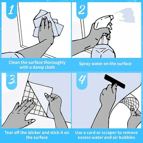 AivaToba 254 قطعة من ملصقات نافذة عيد الميلاد مزدوجة الجانب، ملصقات نافذة زينة عيد الميلاد، ملصقات نافذة ندفة الثلج لتزيين النوافذ الزجاجية الشتوية in Kuwait