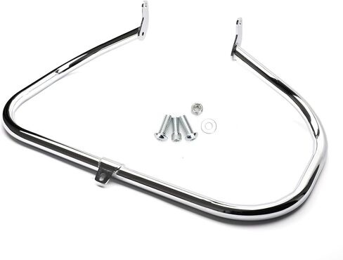 MoKitDora Softail Engine Guard Highway Crash Bar 1.25" Fat for Harley 2000-2017 FL Heritage Softail Classic Deluxe Fat Boy FLSTF Models, Chrome in Saudi Arabia