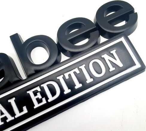 شعار Seabee Special Edition مع لاصق قوي، شعار سيارة Seabee الخاص ثلاثي الأبعاد لشاحنة السيارة البديلة المتوافقة مع المركبات العالمية والسيارات والشاحنات وسيارات الدفع الرباعي (أسود أبيض) in Saudi Arabia