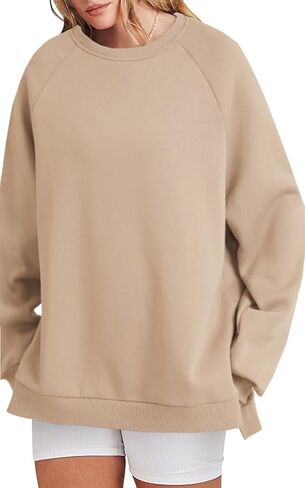 سترة صوف نسائية من LYANER سترة كبيرة الحجم ذات فتحة علوية ملابس خريف وشتاء 2024 in Kuwait