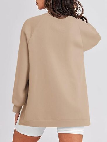 سترة صوف نسائية من LYANER سترة كبيرة الحجم ذات فتحة علوية ملابس خريف وشتاء 2024 in Kuwait