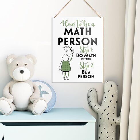UDNADKEX English Classroom Wall Sign Hanging Decor, High School Middle School English Class Classroom Wooden Decor Writing Decoration, Gift for English Teacher in Saudi Arabia
