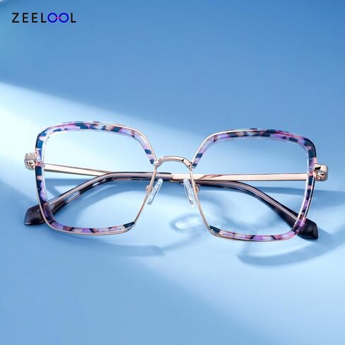 Zeelool Blue Light Glasses Classical Square Glasses Frame for Women Cordaro JGX467298 in Kuwait