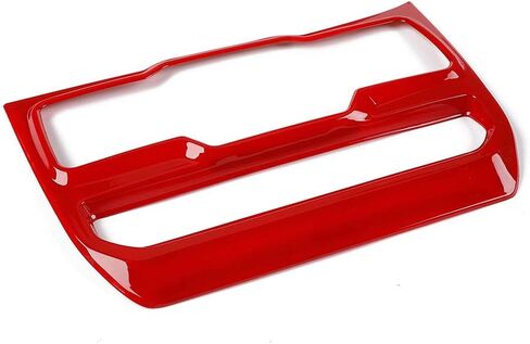 JeCar Red Carbon Fiber Center Console Window Control Panel Trim Cover for 2018-2024 Jeep Wrangler JL JLU Gladiator JT Interior Accessories in Kuwait