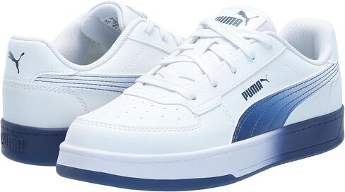 حذاء رياضي PUMA Caven، باللون الأبيض والأزرق المتوهج، مقاس 7 US للأطفال الكبار in Kuwait