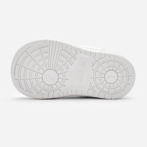 Balabala Baby Toddler Boys Warm High Top Sneakers, White Fashion Anti-Slip Walker Shoes for Autumn Winter in Saudi Arabia