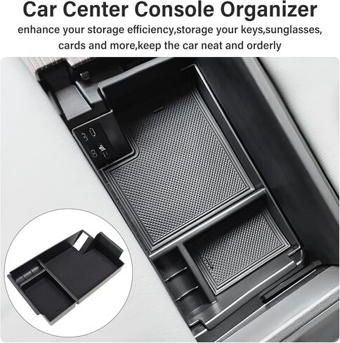 صينية تنظيم وحدة التحكم المركزية متوافقة مع 2021 2022 2023 2024 وحدة التحكم سيينا أسفل صندوق تخزين حامل مقصورة إدراج الملحقات (مقصورتان للتخزين) in Kuwait