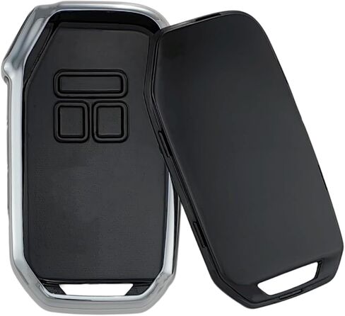 TPU Key Fob Cover Compatible with 2024 2023 2022 2021 2020 Kia Carnival Cadenza (Black/White) in Kuwait