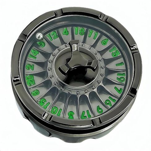 D20 Roulette dice, Unique dice Spinner , Metal D&D Dice Set, Perfect for D&D Dungeons and Dragons, RPG and Pathfinder Role Playing Games ( Gold ) in Saudi Arabia