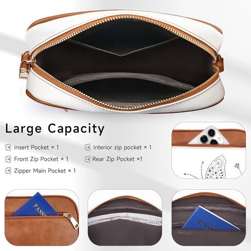 حقائب كروس للنساء، حقائب كروس من الجلد النباتي مع حزام عريض، حقائب كتف صغيرة للسيدات على شكل فراشة in Kuwait