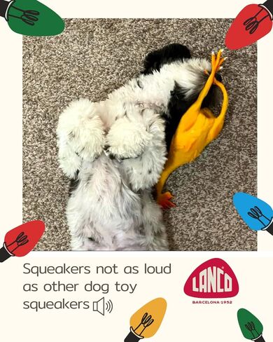 Extra Large Rubber Chicken Dog Toys Natural Rubber (Latex) Lead-Free Chemical-Free Complies to Same Safety Standards as Children’s Toys Soft Unstuffed Squeaky in Saudi Arabia