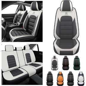 2 Seat Covers for Lexus RX 350 2007-2025 Breathable Car Seat Covers,Anti-Slip Waterproof Car Seat Protectors with Airbag,Automotive Vehicle Cushion with Storage Pockets (Standard,Orange)