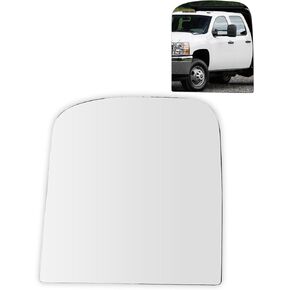SCITOO Upper Flat Towing Mirror Glass Replacement with Right Passenger Side Mirror Lens Compatible with 1988-1998 For Chevy/For GMC C1500/K1500 1988-2000 For Chevy/For GMC C2500/K2500/K3500