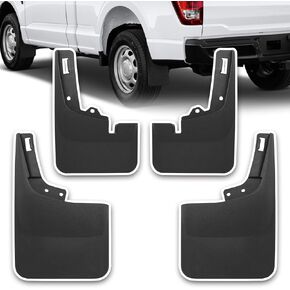 Mud Flaps Compatible with 2021 2022 2023 Ford F150 Without Fender Flares Upgraded Mud Guard for Trucks 4pcs Splash Guards