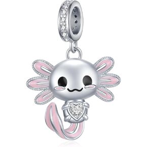 Axolotl Charm S925 Sterling Silver Axolotl Gift for Women Axolotl Jewerly Gift for Women