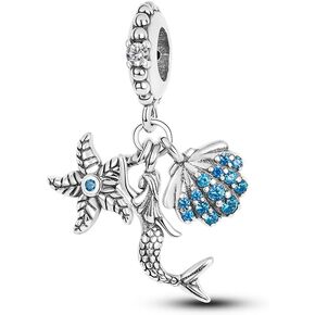 925 Sterling Silver Charm Beads fits for Bracelets and Necklace Jewelry Beads Gifts for Women