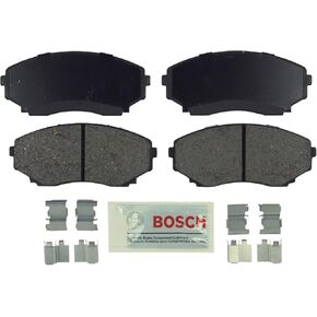 BOSCH BE551H Blue Ceramic Disc Brake Pad Set With Hardware - Compatible With Select Mazda MPV; FRONT