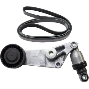 TRQ Drive Belt Component Kit Compatible with 98-08 Chevrolet Prizm Toyota Celica Corolla Matrix