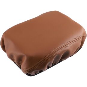 Car Center Console Pad Waterproof Armrest Seat Box Cover Protector Brown for Subaru Outback Legacy 2020-2023