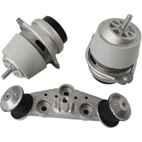 Engine Mounts Set, Compatible with Porsche Panamera 3.0L 3.6L 2011 2012 2013 2014 2015 2016, Automotive Motor Transmission Mount Replaces Part 97037505720 97037511801
