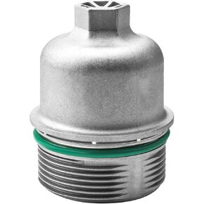 Oil Filter Housing Cap Compatible with Chrysler Dodge Ram200, Ram300, Challenger, Charger, Durango, Cherokee, Grand Cherokee, Wrangler, Grand Caravan Selected Models 68191350AA 917-190