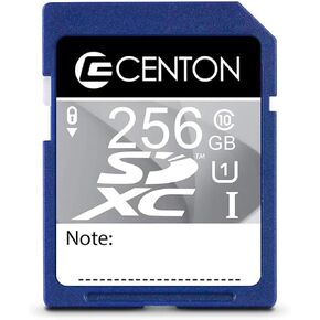 Centon Electronics MP Essential SDHXC Card, Ultimate Memory Card for Phones, Tablets, Cameras, and More,UHS-I Class U1, 256GB