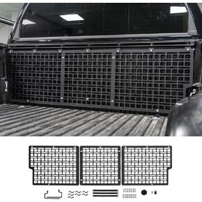 Molle Panel Compatible with 2022 2023 2024 Toyota Tundra 5.5ft Front Bed Molle Panel Truck Bed Panel Rear Cargo Storage Shelf for Toyota Tundra Accessories (Front Bed Molle Panel)